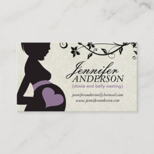 Doula, Midwife and Belly Casting Business Cards