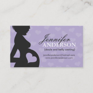 Doula, Midwife and Belly Casting Business Cards