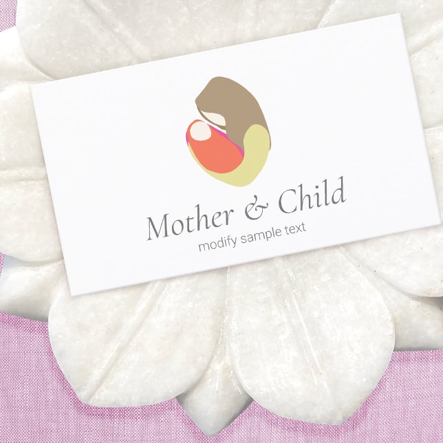 Doula Midwife Birthing Coach - Mother and Child  Business Card (Creator Uploaded)