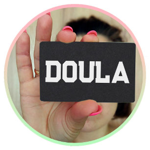 Doula Midwife Scannable QR Business Card