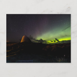 Doune Broch, Isle of Lewis and Aurora postcard