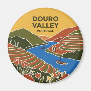 Douro Valley Portugal Magnet