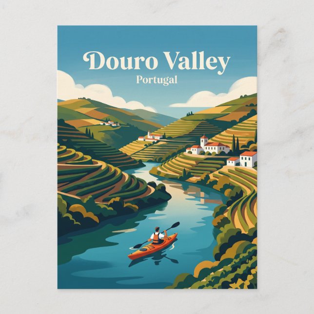 Douro Valley Portugal Postcard (Front)