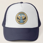 Douthat State Park Virginia Badge Trucker Hat<br><div class="desc">Douthat State Park illustration in a badge style circle.</div>