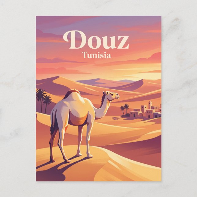 Douz, Tunisia Postcard (Front)