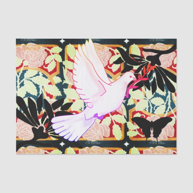 DOVE AND VINES TISSUE PAPER (Front)