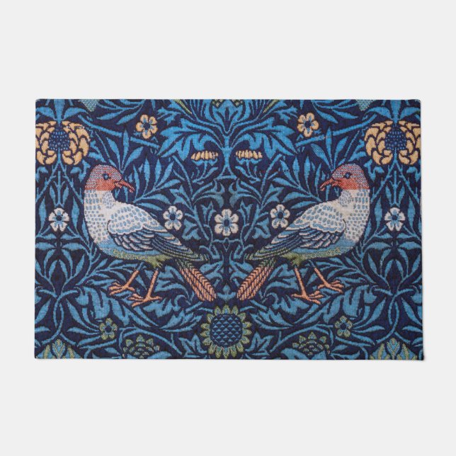 Dove, Bird, William Morris Doormat (Front)