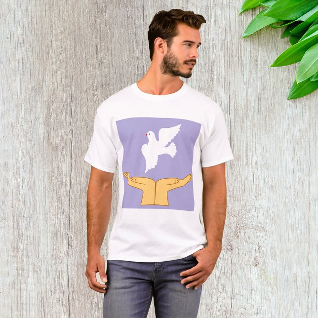 Dove Bird World Peace White T-Shirt (Creator Uploaded)