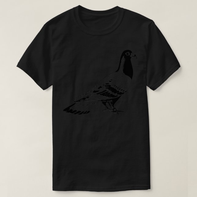 Dove black T-Shirt (Design Front)