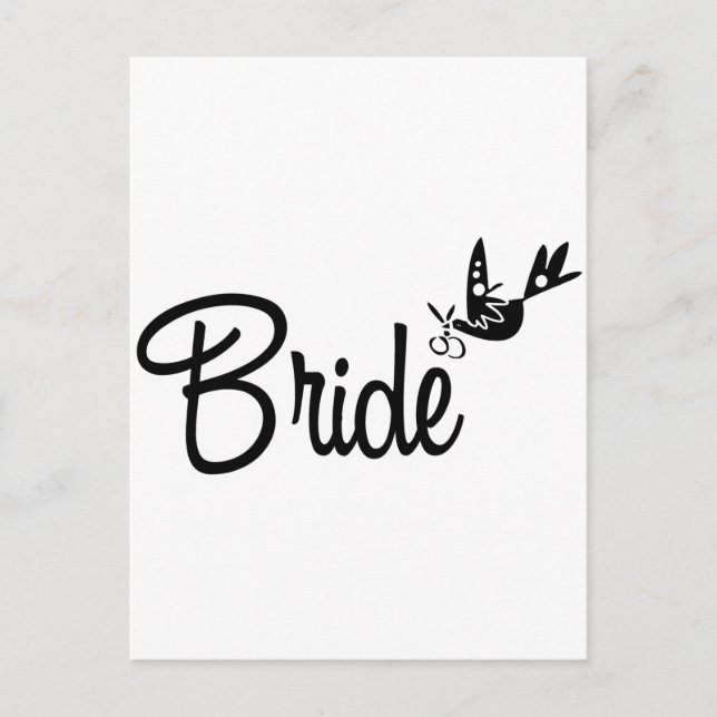 Dove & Bride Postcard (Front)