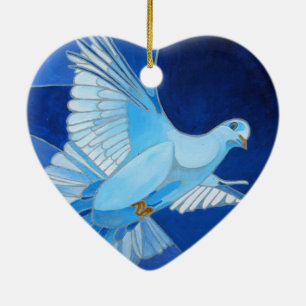 Dove Ceramic Tree Decoration