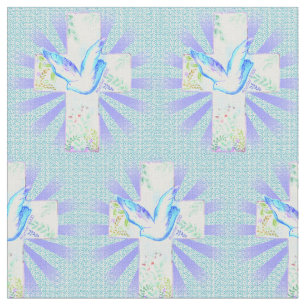 Dove Christian Cross Fabric