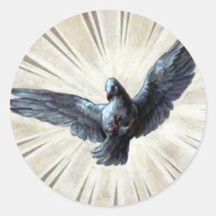 dove classic round sticker