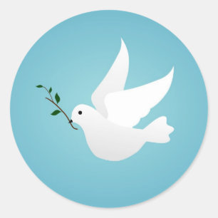 Dove Classic Round Sticker