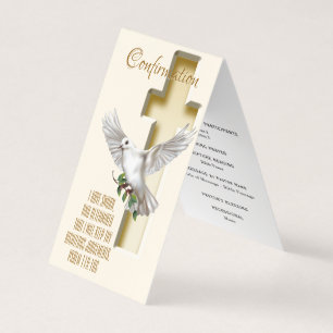 Dove Cross Baptism Confirmation Order of Service