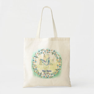 Dove Cross Christian tote bag