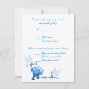 Dove Custom Response Cards