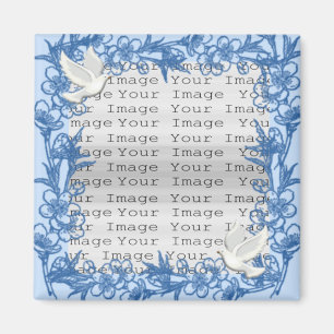 Dove Custom Square Magnet