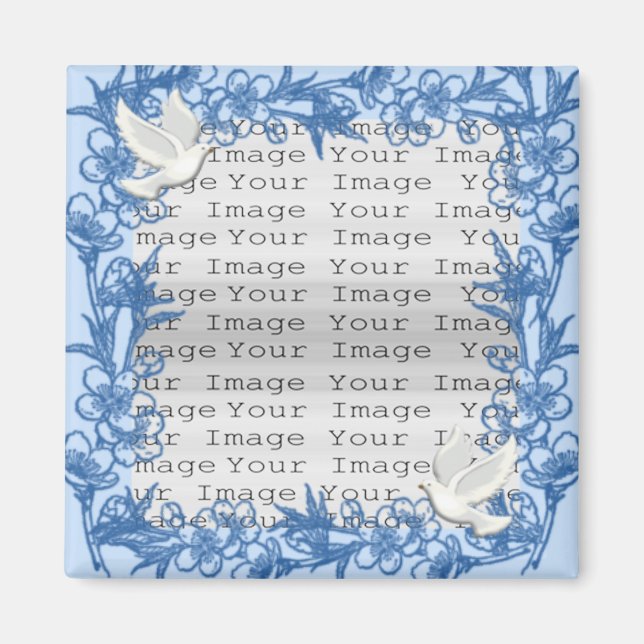 Dove Custom Square Magnet (Front)