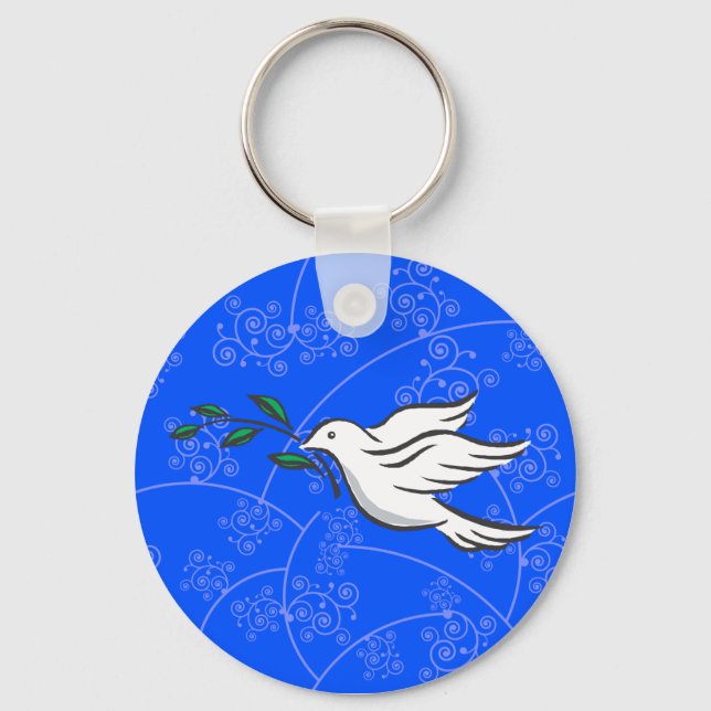 Dove designs key ring (Front)