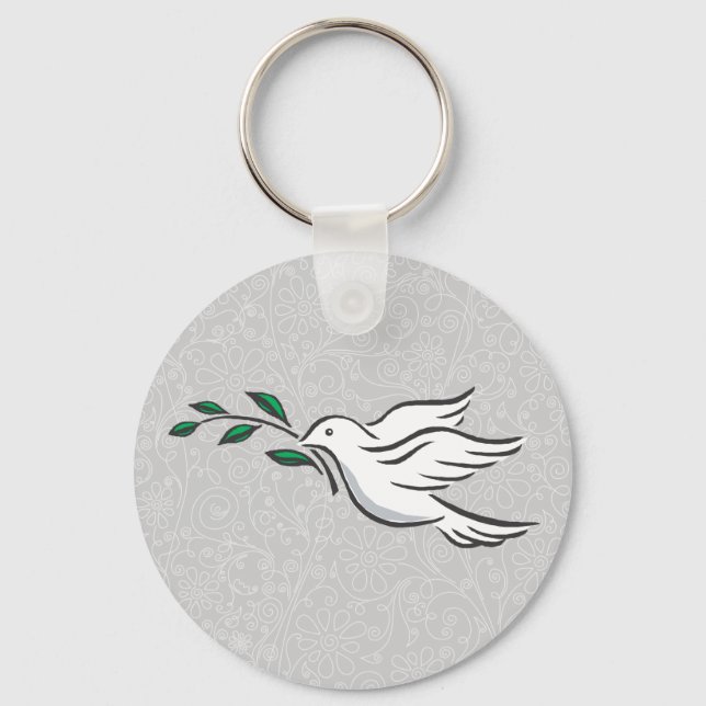 Dove designs key ring (Front)