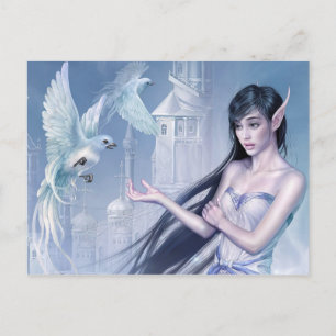 Dove Elf Princess Postcard