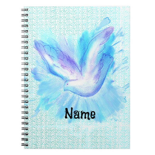 Dove Flying Notebook (Front)