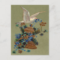 Dove Forget Me Not Four Leaf Clover Bell Evergreen