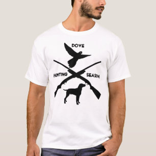 Dove Hunter Crossed Rifles Bird Hunting T-Shirt
