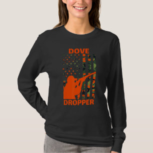 Dove Hunting Camo American Flag Bird Hunter Dove D T-Shirt