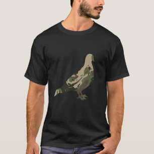 Dove Hunting Trip messy bun Hunters Bird Military T-Shirt