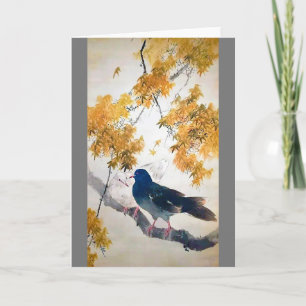 Dove in Fall, Watanabe Seitei Card