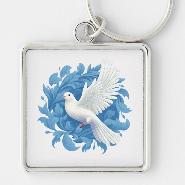 Dove Keychain (Front)