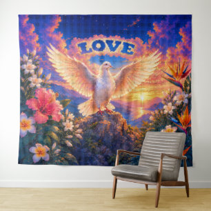 Dove   Love Above All Tapestry