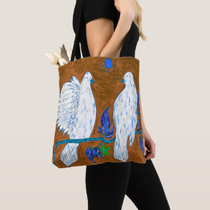 Dove Love Tote Bag