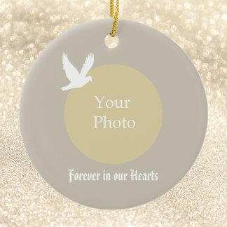 Dove Memorial Christmas Ornament - In our Hearts