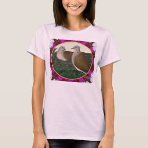 Dove Nest and Flowers T-Shirt