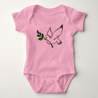 Dove of Peace Baby Outfit Bodysuit