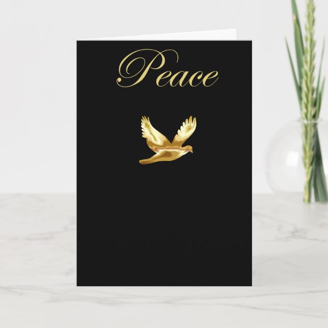 DOVE OF PEACE CHRISTMAS CARD (Front)