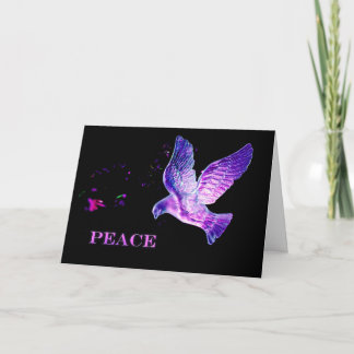 Dove of peace Christmas design Holiday Card