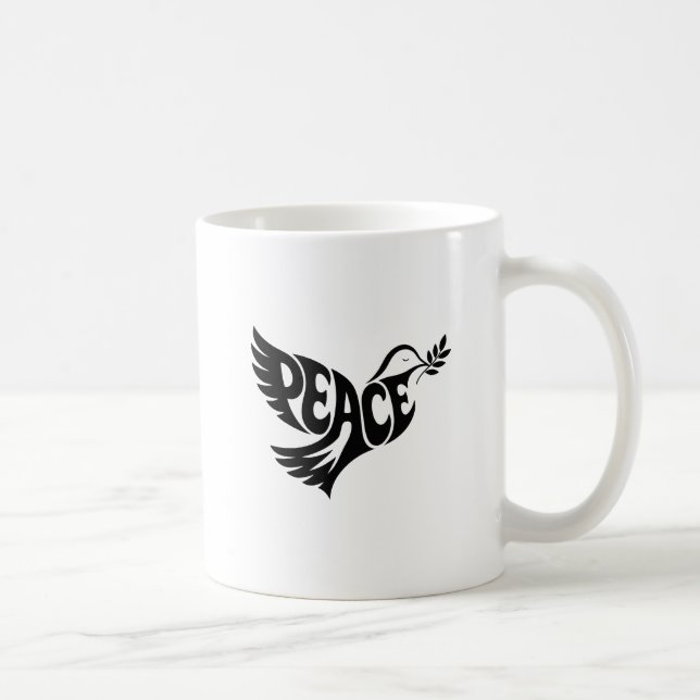 Dove of Peace Coffee Mug (Right)