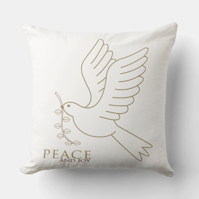 Dove of peace cushion (Front)