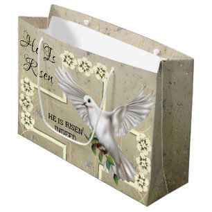 Dove of Peace Easter Large Gift Bag