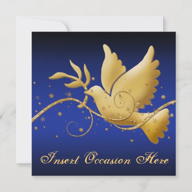 Dove of peace invitation (Front)