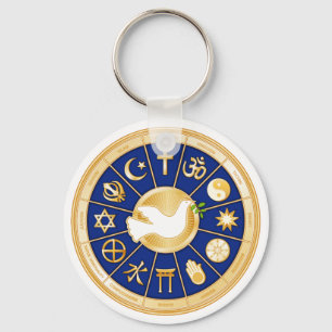 Dove of Peace Key Ring