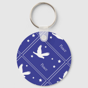 dove of peace key ring