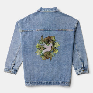 Dove of Peace on Earth and Hope for Worlds Peace Denim Jacket
