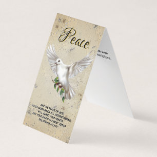 Dove of Peace Personalised Scripture Verse