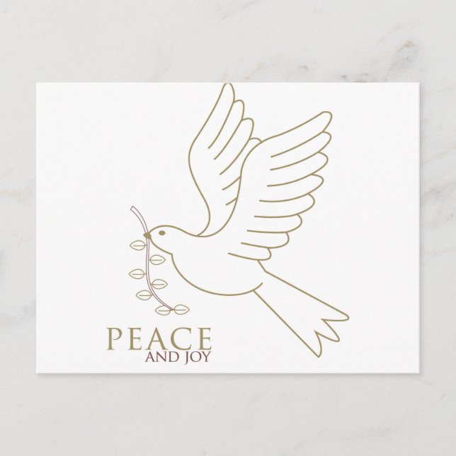 Dove of peace postcard (Front)