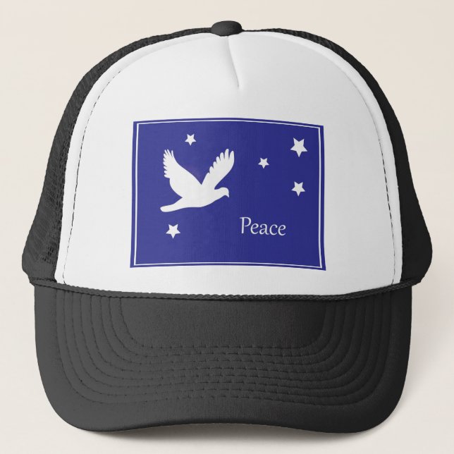 dove of peace trucker hat (Front)